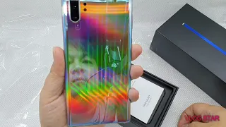 unboxing SAMSUNG NOTE 10 PLUS AURA GLOW