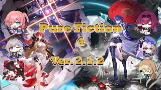 E0 Himeko + E6 Herta & E0 Acheron + DoT Pure Fiction 4 Ver. 2.1.2 | Honkai: Star Rail