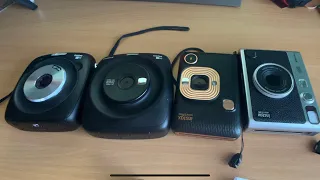 Fuji Instax Hybrid comparison Vs : SQ10, SQ20, LiPlay & Evo