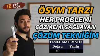 Derece Öğrencisi Problemleri NASIL ÇÖZDÜ ? | Öğrenci kafası pratik taktikler | #yks2022