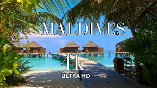 MALDIVES 4K Video Ultra HD Video With Relaxing Piano Music - Explore The World