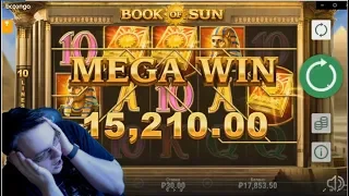 ЗАНОС ДНЯ В BOOK OF SUN!!! ПОЙМАЛ Х500!!!