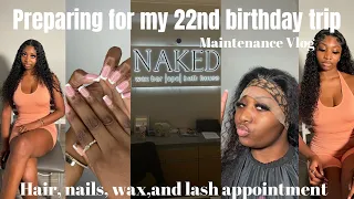 22nd birthday maintenance vlog! Hair, nails, wax, and lashes. I’m going to…. | Famous Erin