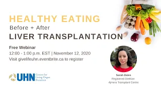 Healthy Eating Before & After Liver Transplantation