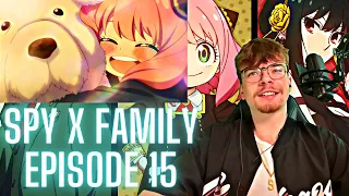 BOND THE DOG! Spy x Family Season 1 Episode 15 "A NEW FAMILY MEMBER" REACTION/REVIEW