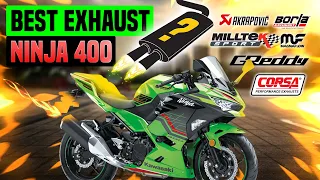 Kawasaki Ninja 400 Exhaust Sound 🔥 Review,Upgrade,Mods,Akrapovic,SCProject,Flyby,Stock,LeoVince +