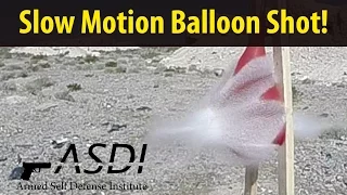 Shooting Water Balloons - Slow Motion