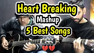 Heart Breaking Mashup 💔 - 5 Best Songs - Easy Chords Mashup Beginners - Valentine 2024  @sagarroy