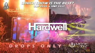 [Drops Only] HARD LEVEL⬆ Hardwell - Ultra Miami 2017 x 2018 (Which show is the best? | HD)