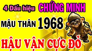 4 Dấu Hiệu Chứng Minh. Mậu Thân 1968,15 Ngày Đầu Tháng 4 Âm Lộc Lá Tràn Về Vàng Bạc Chất Cao Như Núi