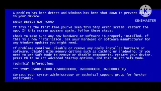 Windows 7 Windows XP Tour has BSOD (Win7 simu) Forgeted by @SmasnugOfficialYT