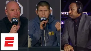 Stephen A., Khabib Nurmagomedov, Dana White react to UFC 229 post-fight brawl