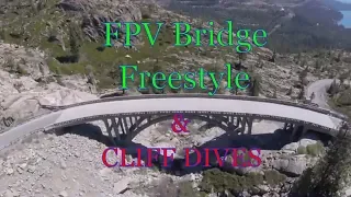 FPV Drone Bridge freestyle