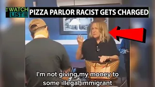 Racist Karen Gets CHARGED Over Pizza Parlor Meltdown