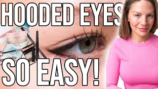 Winged Eyeliner is MESSY | Hooded Eye Makeup Tutorial