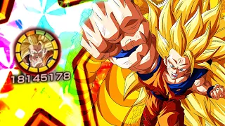 MA CHE DANNI FA CON LA FINISH SKILL!?! 100% SSJ3 GOKU SHOWCASE LINK LVL 10! DBZ: Dokkan Battle