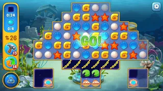 Fishdom SUPER HARD level 834 Gameplay (iOS Android)