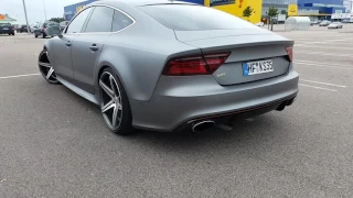 Audi RS7 - Cold Acceleration and Pops!