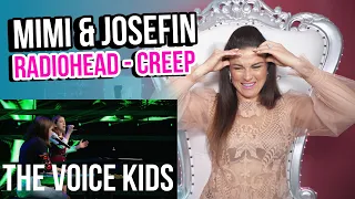 Vocal Coach Reacts to Mimi & Josefin- Creep -The Voice Kids 2019