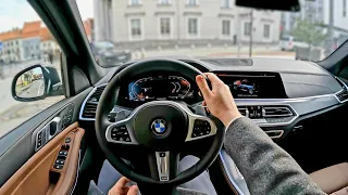 2022 BMW X5 xDrive30d 286HP | POV Test Drive | Fuel consumption info