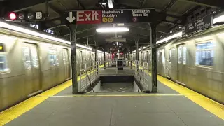 NYC Subways: R160B-2 and R188 departing Queensboro Plaza