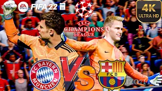 Barcelona vs Bayern Munchen | 2022/2023 | UEFA champions league FIFA 22 ps5 | 4k gameplay