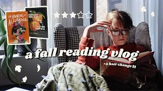 a fall reading vlog 🍂 reading thrillers, dyeing my hair, and exploring the chicago lit fest