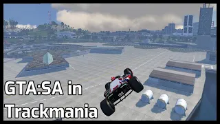 GTA:SA in Trackmania | 69/70 Stunt Jumps Run in Trackmania... kinda