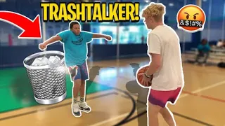 Trash Talking Kid Gets EXPOSED! 1V1 BASKETBALL!