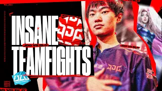 THE BEST TEAMFIGHTS YOU WILL EVER SEE - JDG VS BLG - CAEDREL