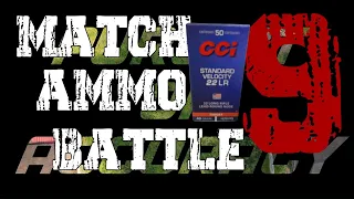 CZ 457 MTR; MATCH AMMO TEST 9 (CCI SV)