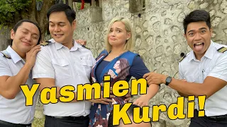 AIRLINE PILOTS try to steal YASMIEN KURDI's Heart! | Pilotalkshow