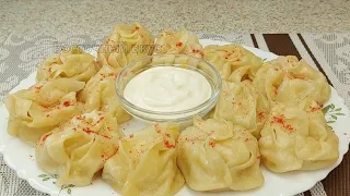 Вот, как нужно. готовить. Манты с Тыквой! Изумительно Вкусные Настояший Узбекский Манты ☆