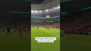 Crazy Angle Of Richarlison's Goal V Serbia In The World Cup