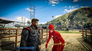 Thor vs Flash - GTA 5 Thor mod - CocoBibu