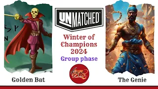 Unmatched - Golden Bat vs The Genie - Winter of Champions 2024 - Red 13 vs Jaius game 2/2
