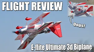 From the Field -- E-flite Ultimate 3d 950mm Biplane Flight Review & Crash...DOH! (The RC Geek)