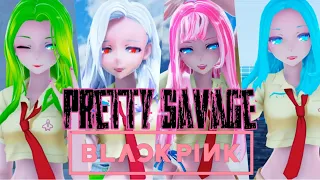 [MMD] Miku.Haku.Luka.Gumi - BLACKPINK / Pretty Savage + MODELS DL