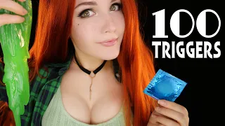 ASMR 100 TRIGGERS in 7 minutes 🌙✨