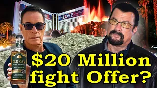 😮 Exclusive: Steven Seagal Responds to $20 Million Fight Offer to Fight Van Damme!