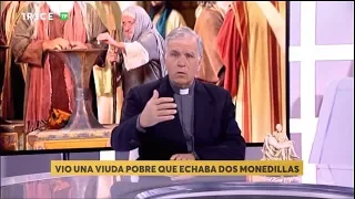 Vio una viuda pobre que echaba dos monedillas. San Lucas 21, 1-4. Santa Catalina de Alejandría.