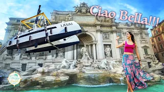 Our DREAM BOAT has arrived!!  (Sail Catamaran - Balance 442 splashes in Rome!)