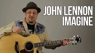 How to Play "Imagine" by John Lennon on Guitar - Acoustic Guitar Lesson