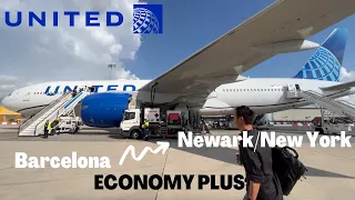 BARCELONA TO NEWARK on United Airlines Boeing 777-200ER TRIP REPORT