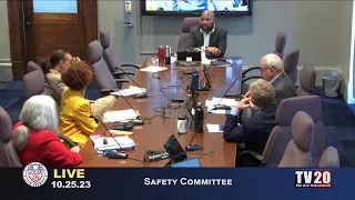 Safety Committee Meeting, October 25, 2023