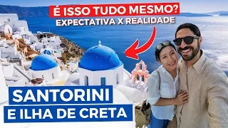 SANTORINI É ISSO TUDO MESMO? Heraclião em Creta e o Que Fazer em Santorini de Cruzeiro, Fira & Oia