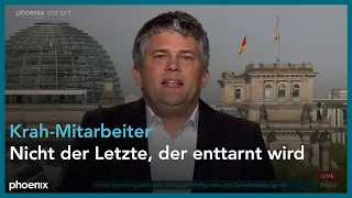 phoenix nachgefragt mit Philip Banse zu einem möglichen Spionagefall innerhalb der AfD am 30.04.24