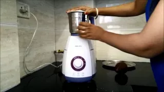 How to Grind Coconut in Philips Mixer Grinder HL7699 | Most powerful mixer grinder