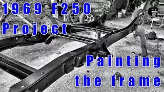 F250 restoration project – Part 14 Painting the Frame