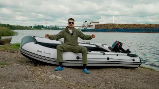 KITT BOATS-390НДНД. Лодка ПВХ с баллонами 53см и кокпитом 90см!